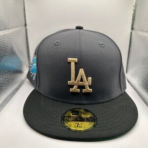 Union x Dodgers Gray and Black LA Cap